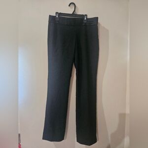 Banana Republic Black Logan Fit Trousers